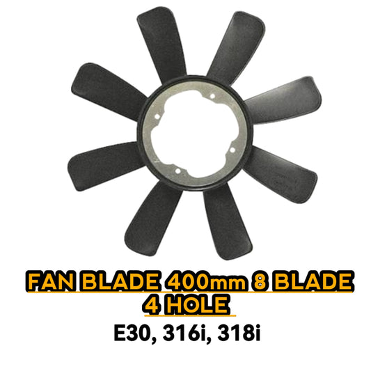 Fan Blade 400mm 8 Blade 4 Hole E30 316i 318i