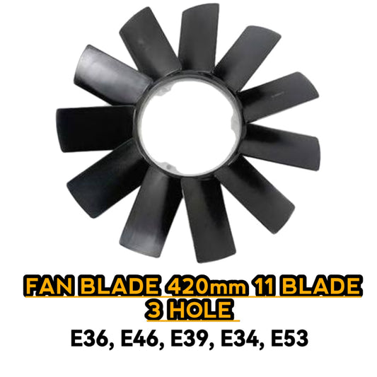 Fan Blade 420mm 11 Blade 3 Hole E36 E46 E39 E34 E53