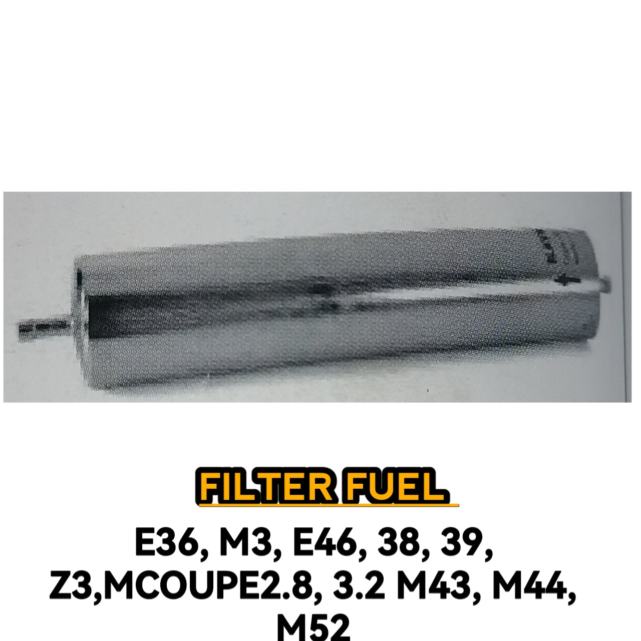 Fuel Filter E36 M3 E46 E38 E39 Z3 Mcoupe 2.8 3.2 M43 M44 M52