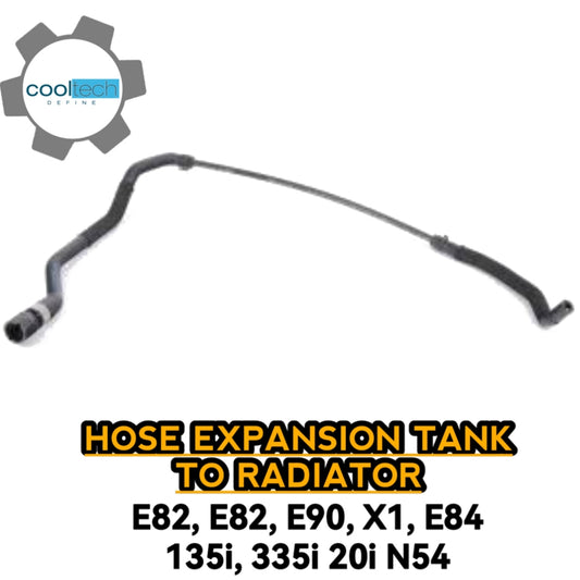 Hose Expansion Tank To Radiator E82 E88 E90 X1 E84 135i 335i 20i N54 421335