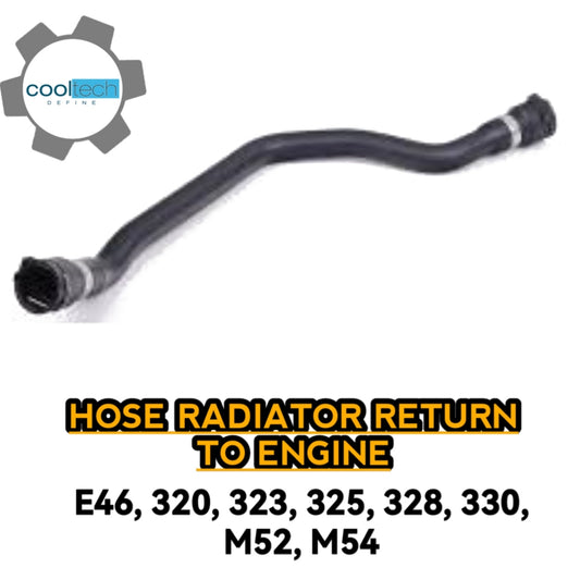 Hose Radiator Return To Engine E46 320 323 325 328 330 M52 M54 400074