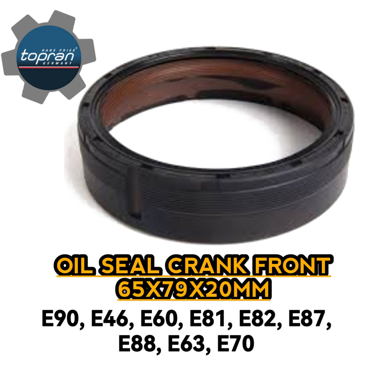 Oil Seal Crank Front E90 E46 E60 E81 E82 E87 E88 E63 E70