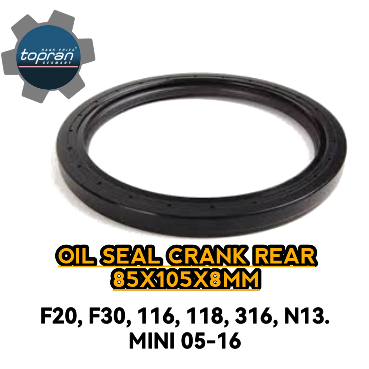 Oil Seal Crank Rear F20 F30 MINI