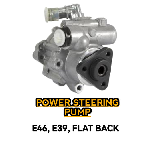 Power Steering Pump E46 E39 Flat Back