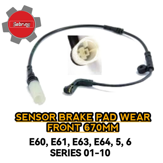 Sensor Brake Pad Wear Front E60 E61 E63 E64, 5, 6