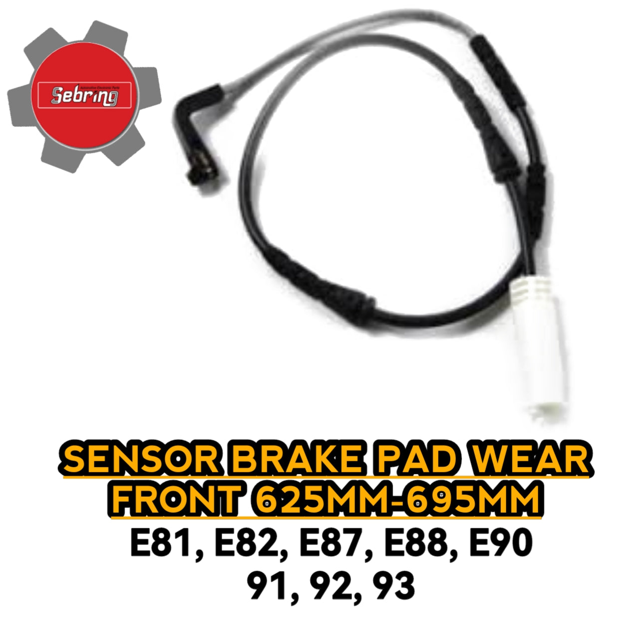 Sensor Brake Pad Wear Front E81 E82 E87 E88 E90 E91 E92 E93