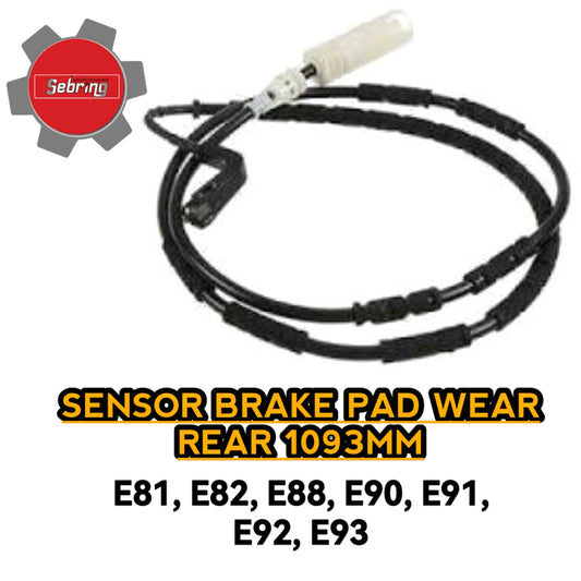 Sensor Brake Pad Wear Rear 2pin 1093mm E81 E82 E88 E90 E91 E92 E93 400082