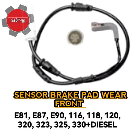 Sensor Brake Pad Wear Front 654mm E81 E87 E90 116 118 120 320 323 325 424320