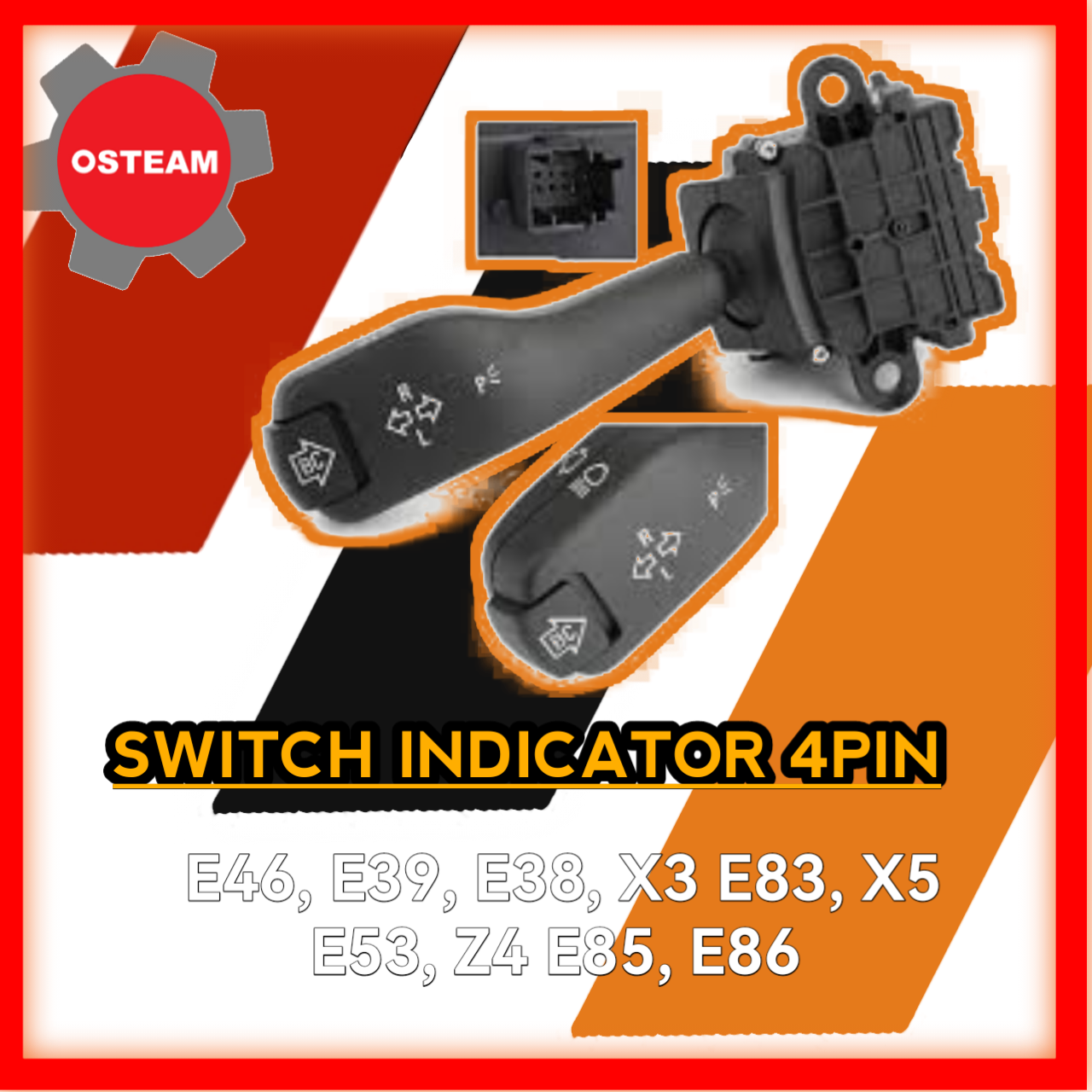 Switch Indicator 4Pin E46 E39 E38 X3 E83 X5 E53 Z4 E85 E86