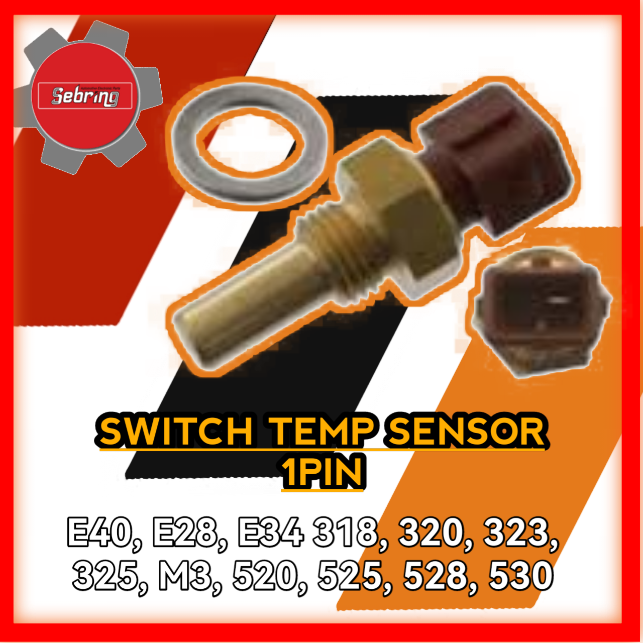 Switch Temperature Sensor 1Pin E30 E28 E34 318 320 323 325 M3 520 525 528 530 400349