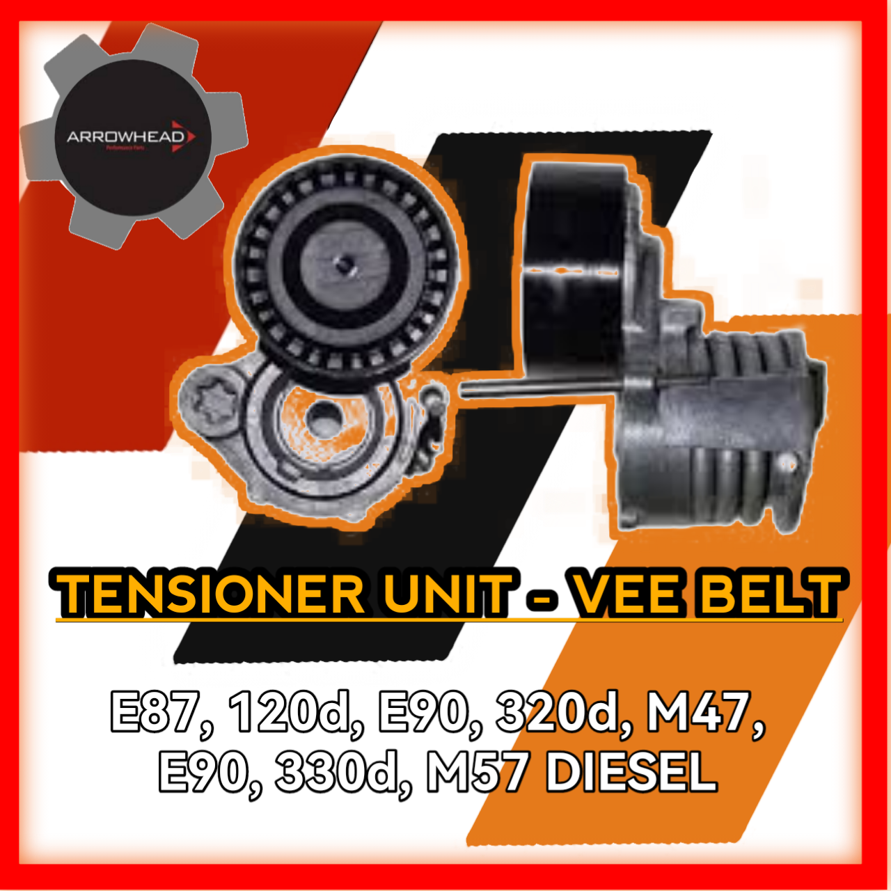 Tensioner Unit Vee Belt E87 120d E90 320D 330D M47 M57 DIESEL 409814