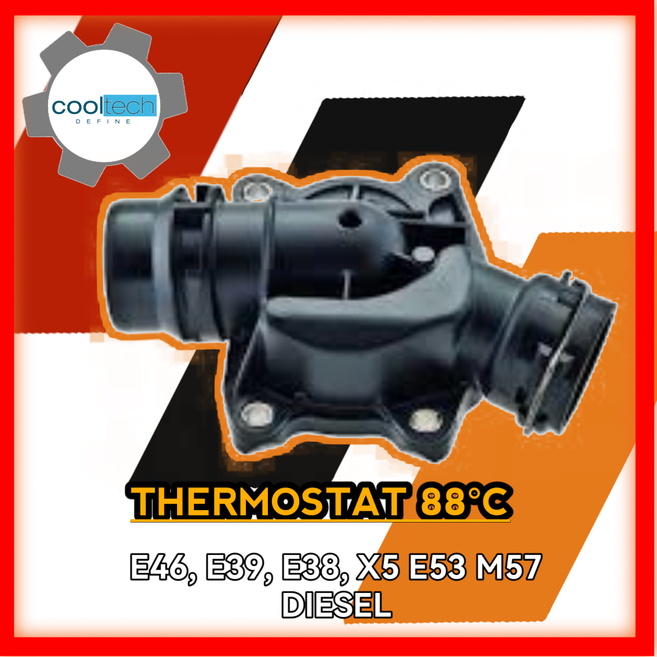 Thermostat 88°C E46 E39 E38 X5 E53 M57 DIESEL 400500