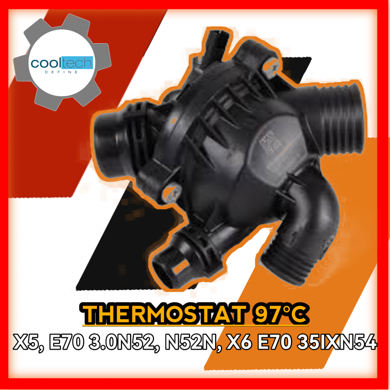 Thermostat 97°C X5 E70 3.0N52 N52N X6 E71 35IX N54 400049