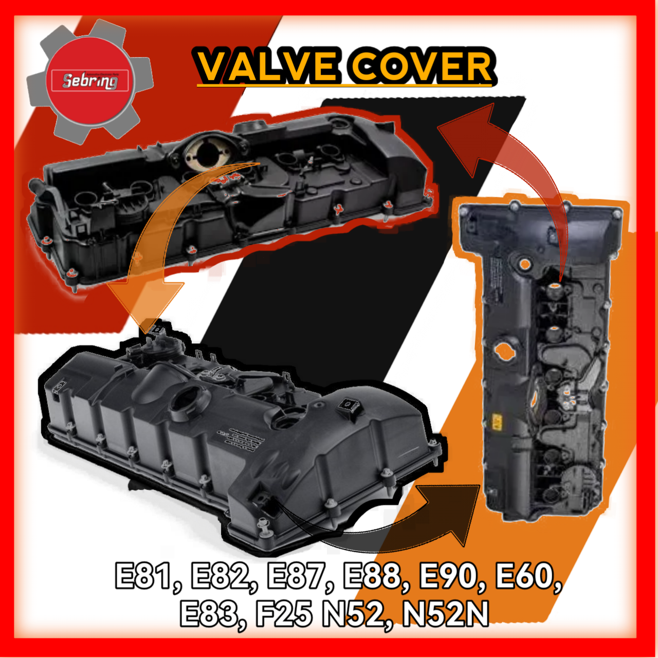 Valve Cover E81 E82 E87 E88 E90 E60 E83 F25 N52 N52N