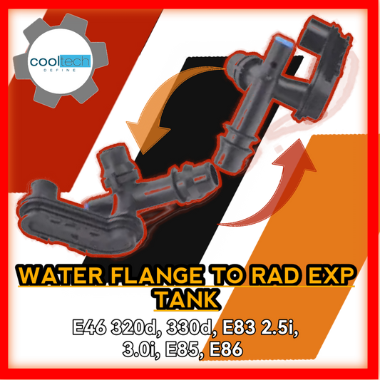 Water Flange Rad To Expansion Tank E46 320d 330d E83 2.5i 3.0i E85 E86