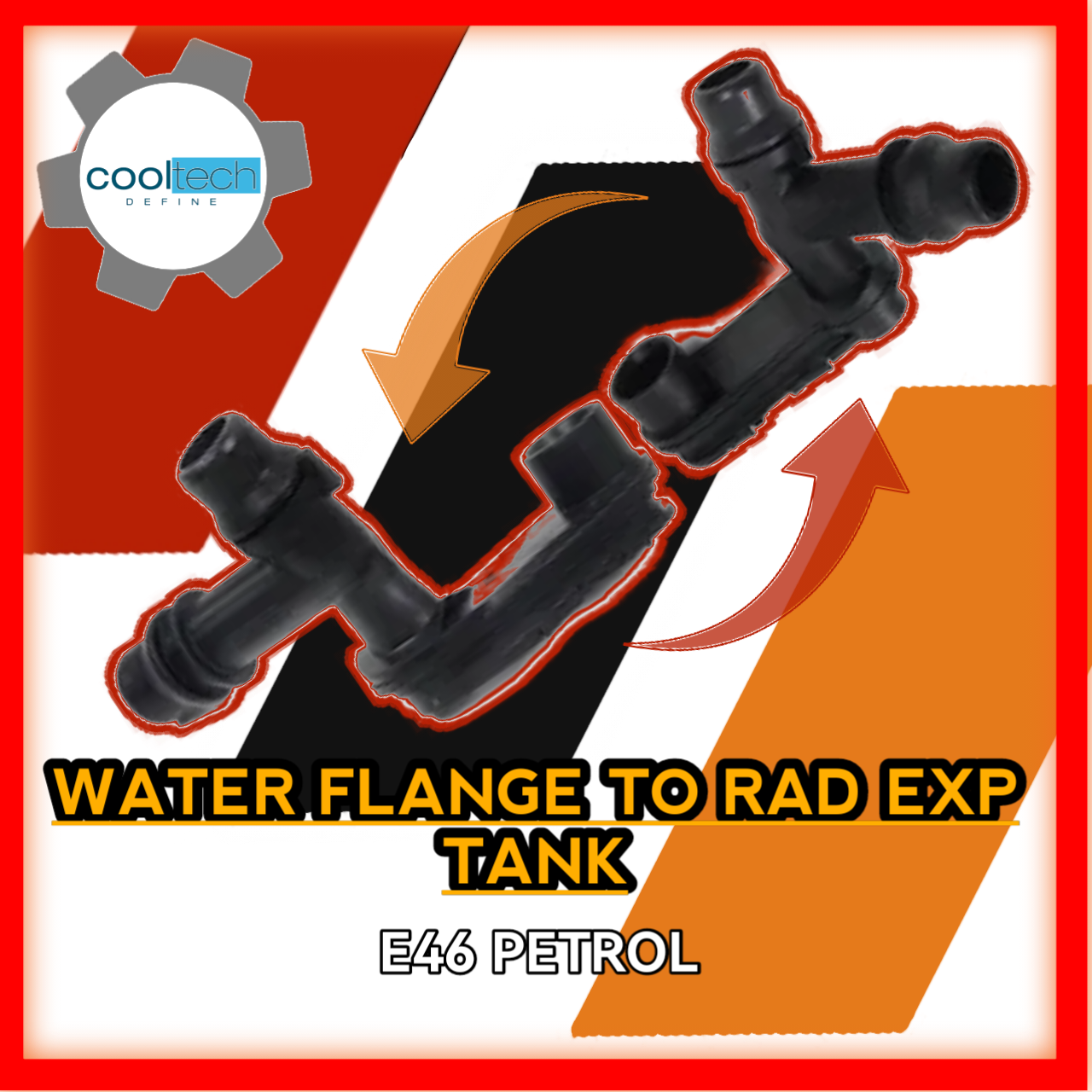 Water Flange Rad To Expansion Tank E46 Petrol