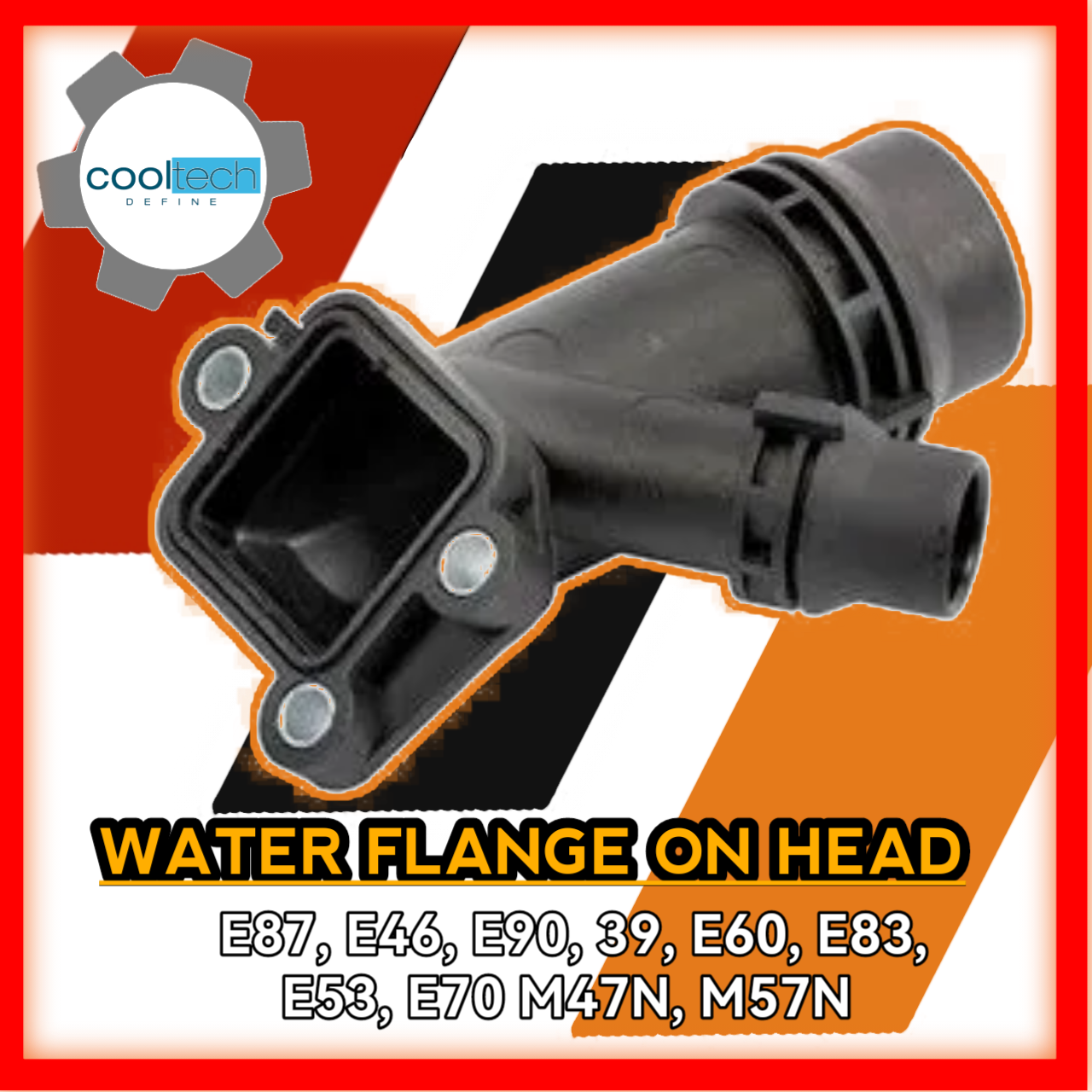 Water Flange On Head E87 E46 E90 E39 E60 E83 E53 E70 M47N M57N