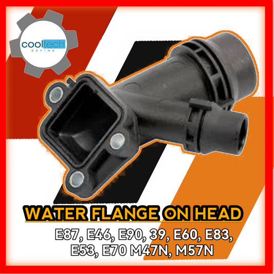 Water Flange On Head E87 E46 E90 E39 E60 E83 E53 E70 M47N M57N