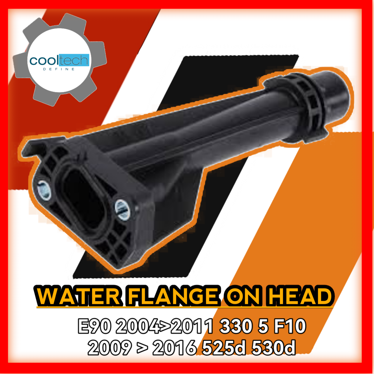 Water Flange On Head E90 2004 to 2011 330d 5 F15 2009 to 2016 525d 530d