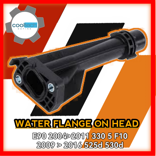 Water Flange On Head E90 2004 to 2011 330d 5 F15 2009 to 2016 525d 530d