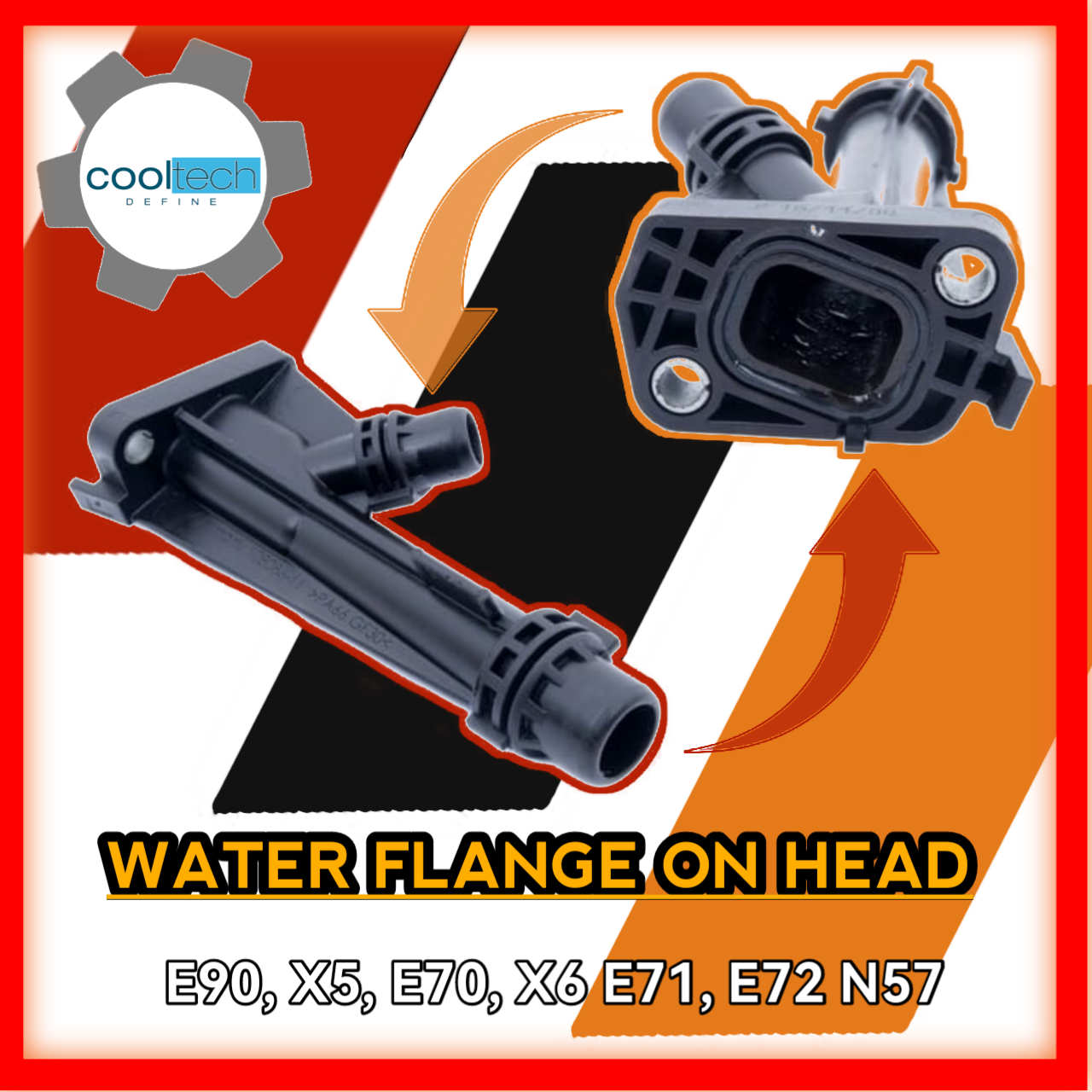 Water Flange On Head E90 X5 E70 X6 E71 E72 N57