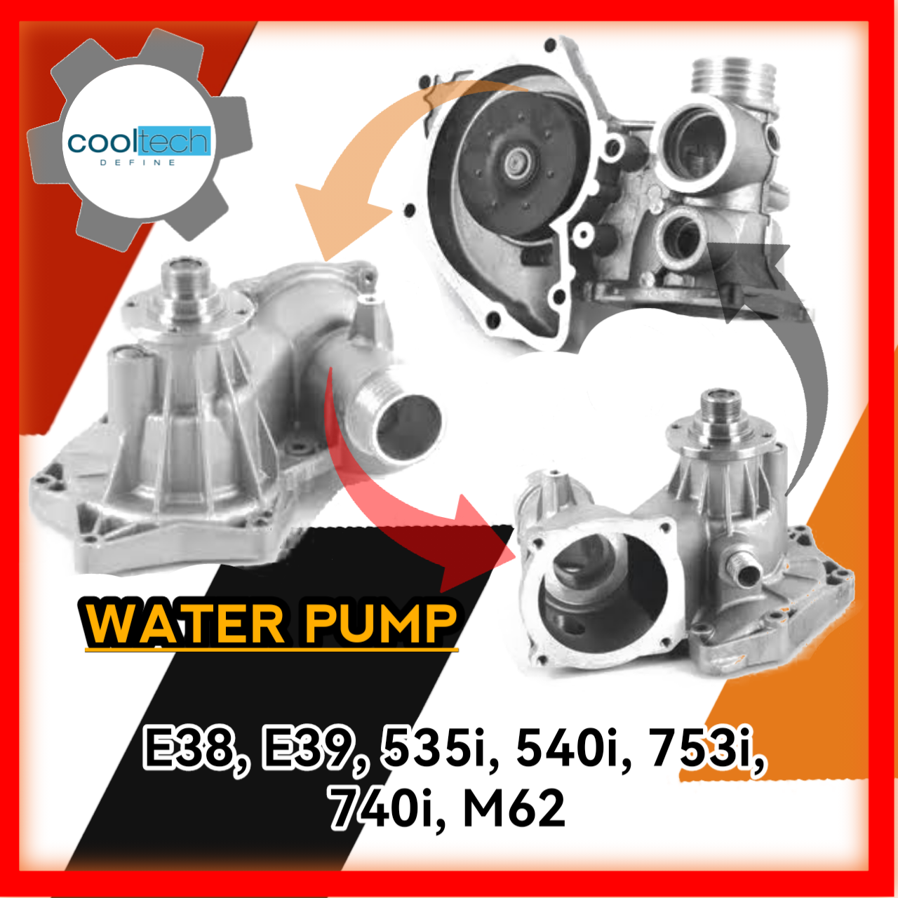 Water Pump E38 E39 535i 540i 753i 740i M62 400309