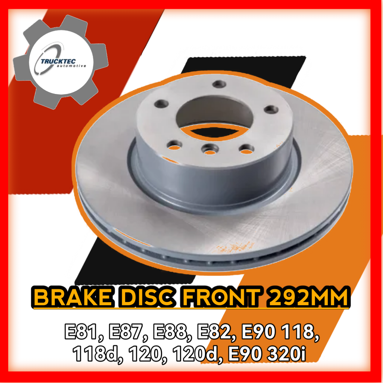 Brake Disc Front 292mm E81 E87 E88 E82 E90 118 118d 120d E90 320i 400747TT