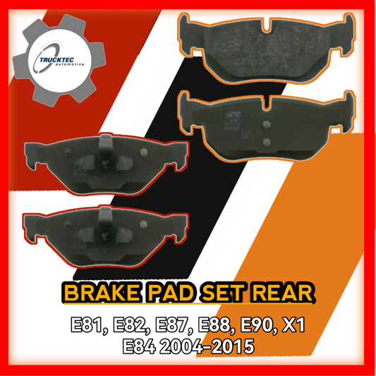 Brake Pad Set Rear E81 E82 E87 E88 E90 X1 E84 2004 to 2015