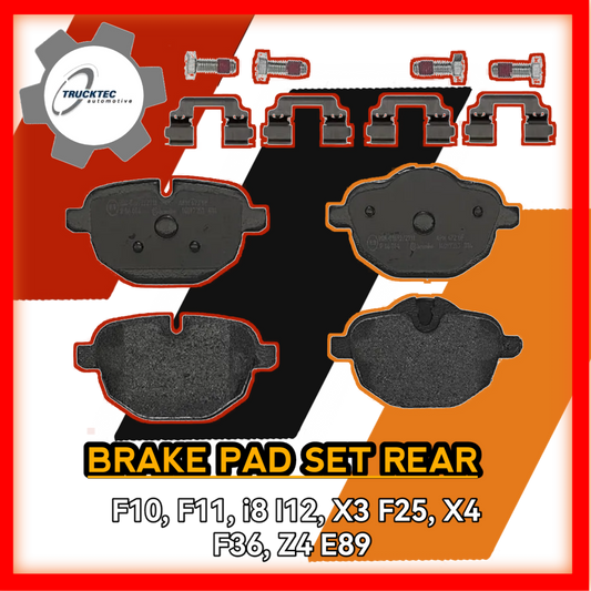 Brake Pad Set Rear F10 F11, i8 I12 X3 F25 X4 F26 Z4 E89