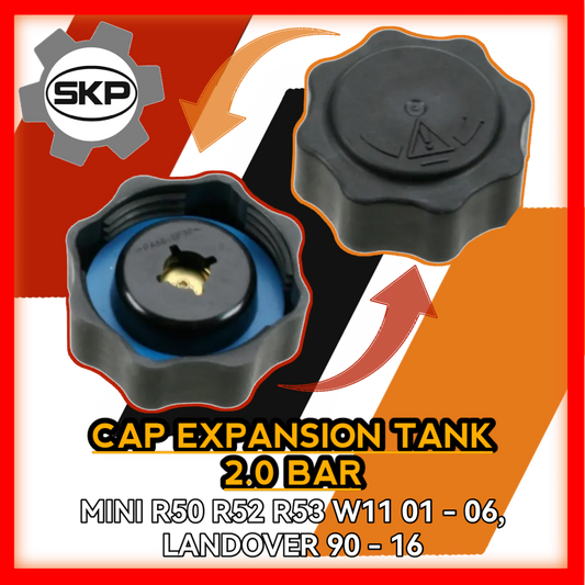 Water Cap Radiator Expansion Tank 1.2 Bar Mini R50 R52 R53 W11 2001 to 2006 Landrover 1990 to 2016