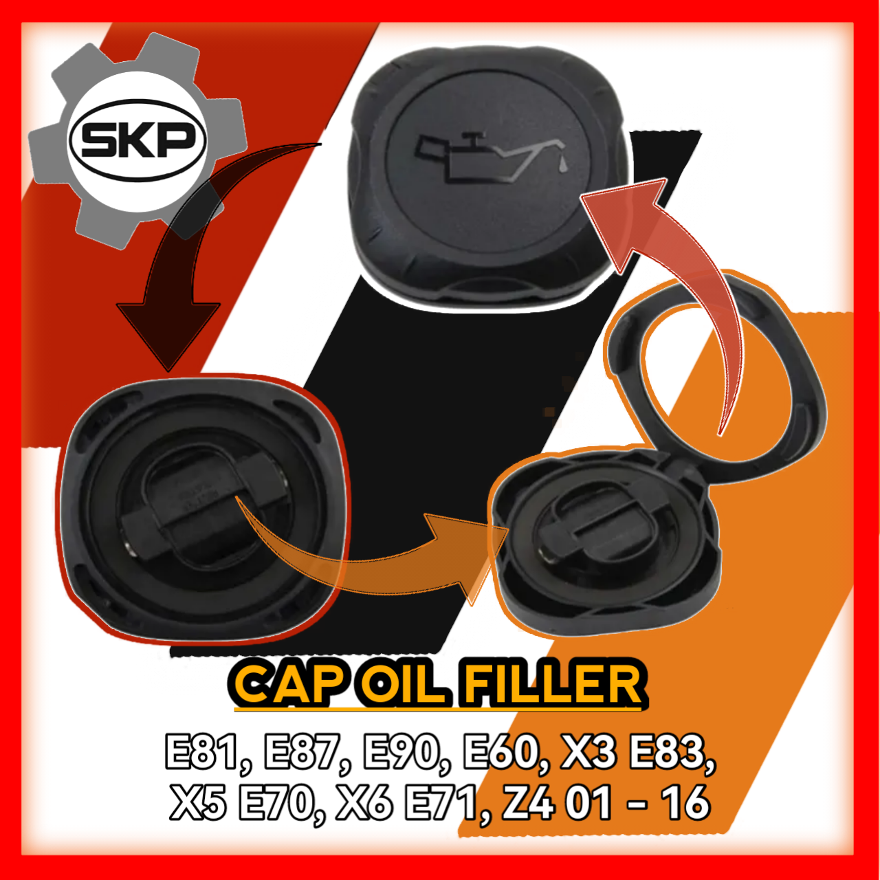 Cap Oil Filler E81 E87 E90 X3 E83 X5 E70 X6 E71 Z4 2001 to 2016