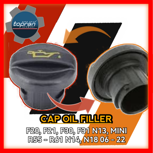 Cap Oil Filler F20 F21 F30 F31 N13 Mini R55 to R61 N14 N18 2006 to 2022