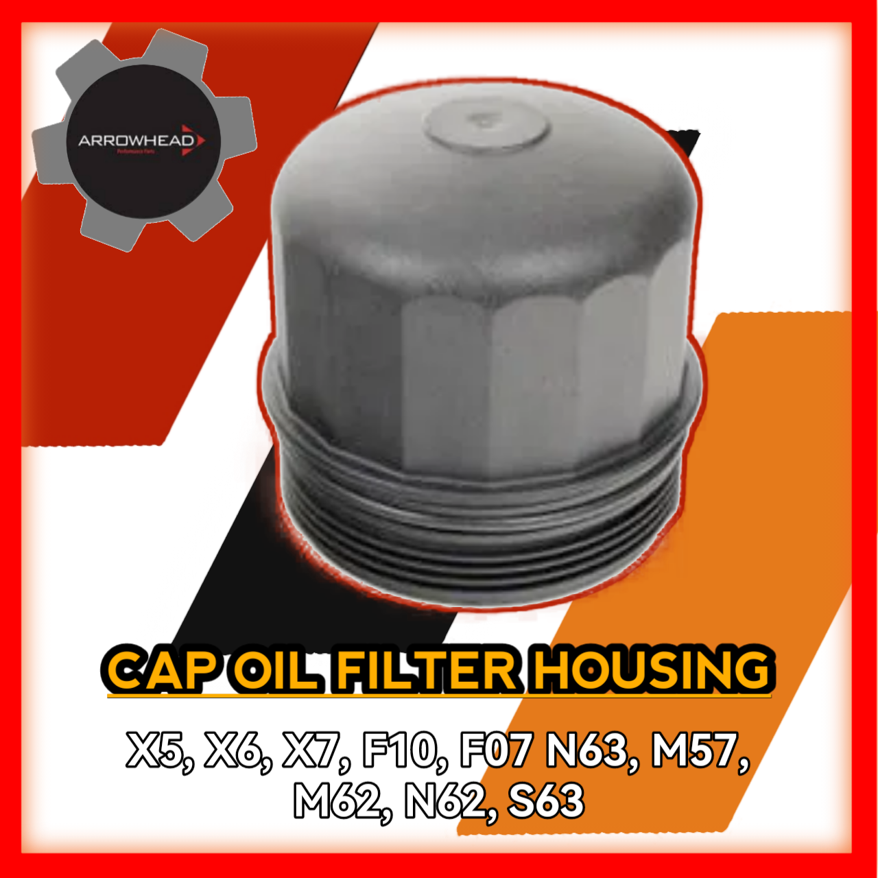 Cap Oil Filter Housing X5 X6 X7 F10 F07 N63 M57 M62 N62 S63