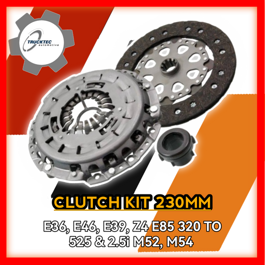 Clutch Kit 230mm E36 E46 E39 Z4 E85 320 to 525 & 2.5i M52 M54 409987TT