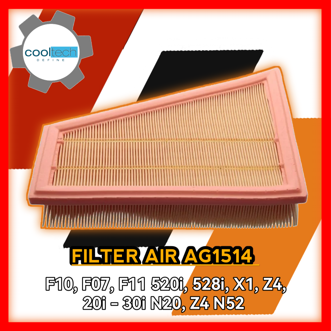 Filter Air AG1514 F10 F07 F11 520i 528i X1 Z4 20i to 30i N20 Z4 N52