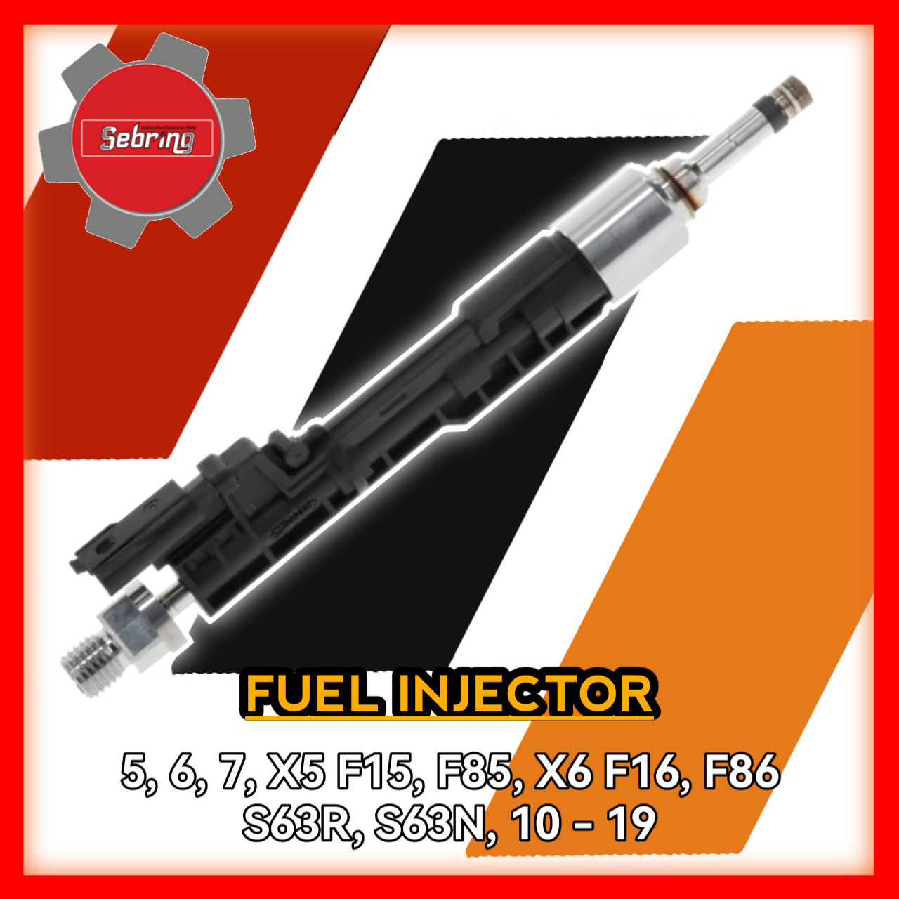 Fuel Injector 5 6 7 X5 F15 F85 X6 F16 F86 S63R S63N 2010 to 2019