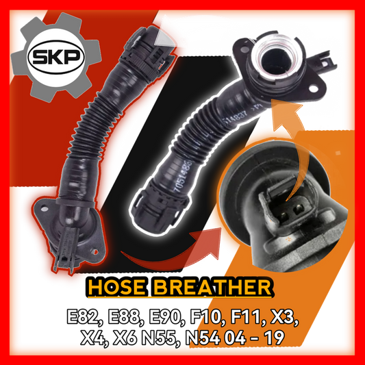 Hose Breather E82 E88 E90 F10 F11 X3 X4 X5 X6 N55 N54 2004 to 2019