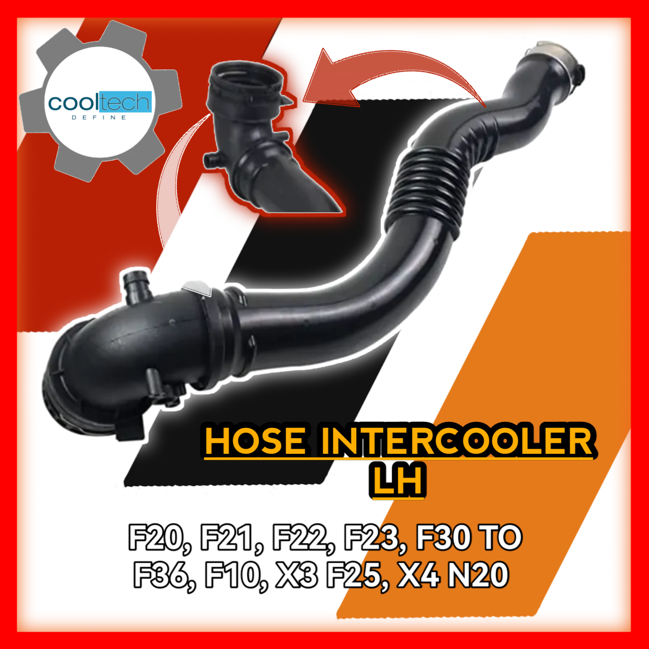 Hose Intercooler Left F20 F21 F22 F23 F30 to F36 F10 X3 F25 X4 N20