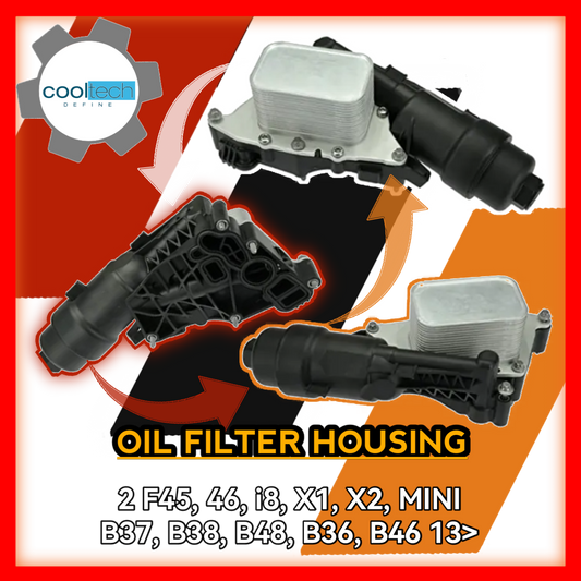 Oil Filter Housing 2 F45 F46 i8 X1 X2 Mini B37 B38 B48 B36 B46 2013 to 2023