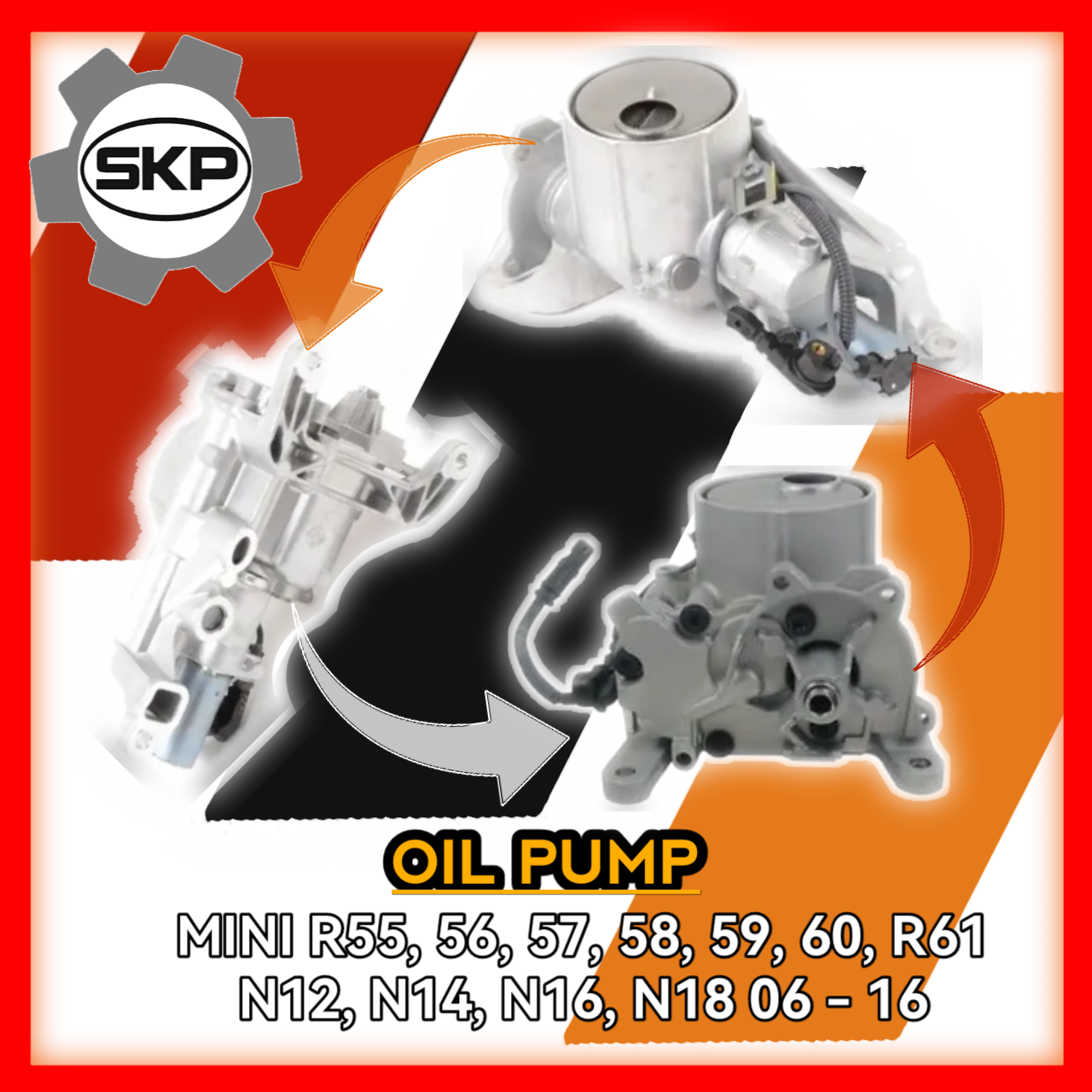 Oil Pump Mini R55 R56 R57 R58 R59 R60 R61 N12 N14 N16 N18 2006 to 2016