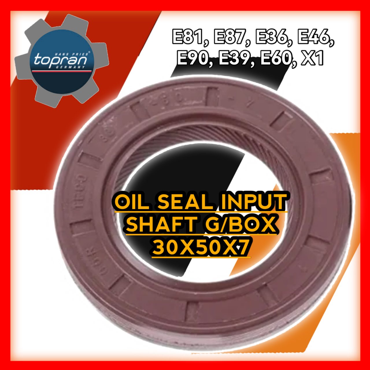 Oil Seal Input Shaft Gearbox 30x50x7 E81 E87 E36 E46 E90 E60 X1