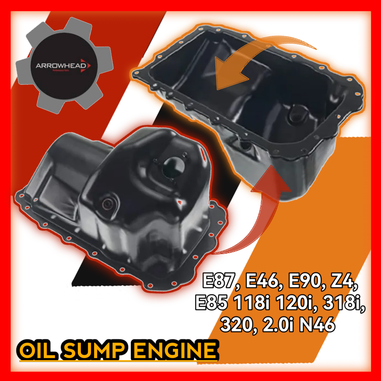 Oil Sump Engine E87 E46 E90 Z4 E85 118i 120i 318i 320 2.0i N46