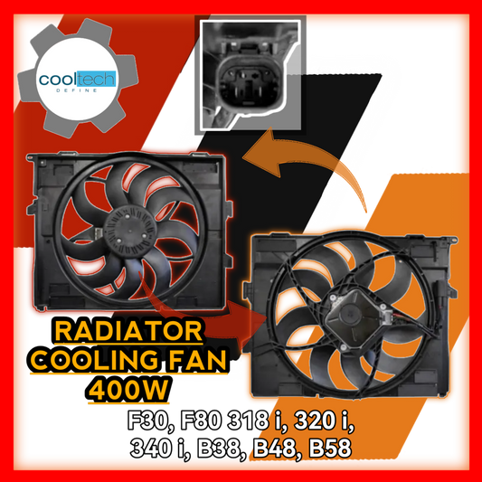 Radiator Cooling Fan 400W F30 F80 318i 320i 340i B38 B48 B58