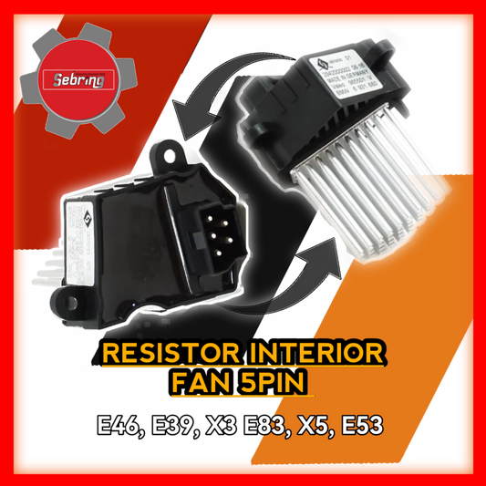 Resistor Interior Fan 5Pin E46 E39 X3 E83 X5 E53