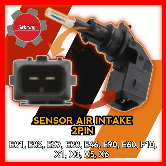 Sensor Air Intake 2pin E81 E82 E87 E88 E46 E90 E60 F10 X1 X3 X5 X6