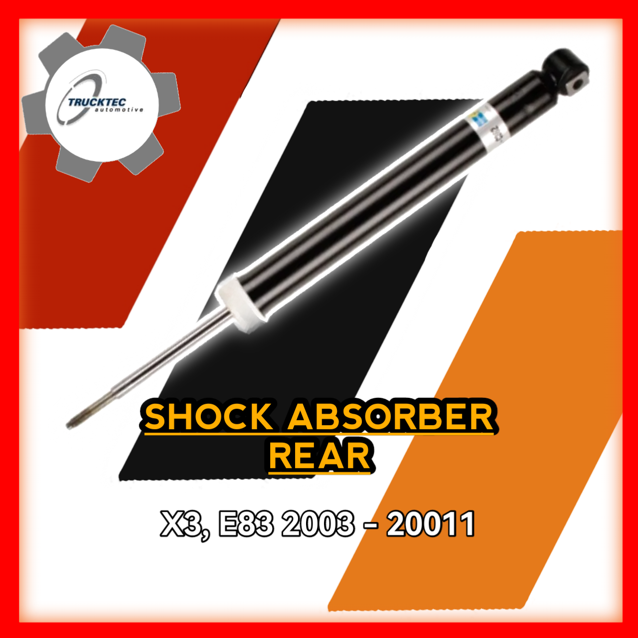 Shock Absorber Rear X3 E83 2003 to 2011