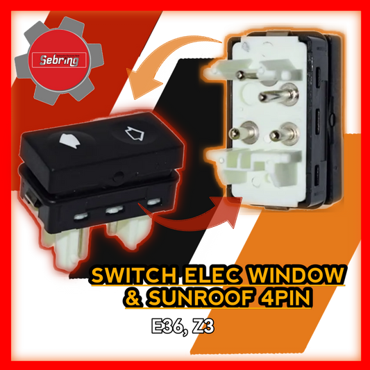 Switch Electric Window and Sunroof 4pin E36 Z3