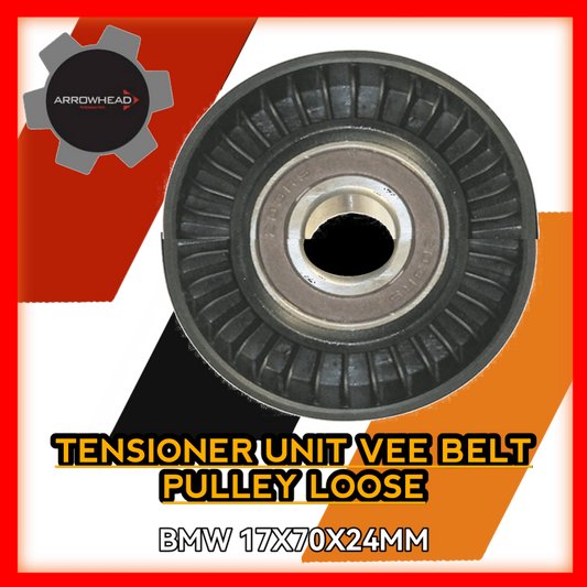 Tensioner Vee Belt Pulley Loose BMW 17x70x24mm