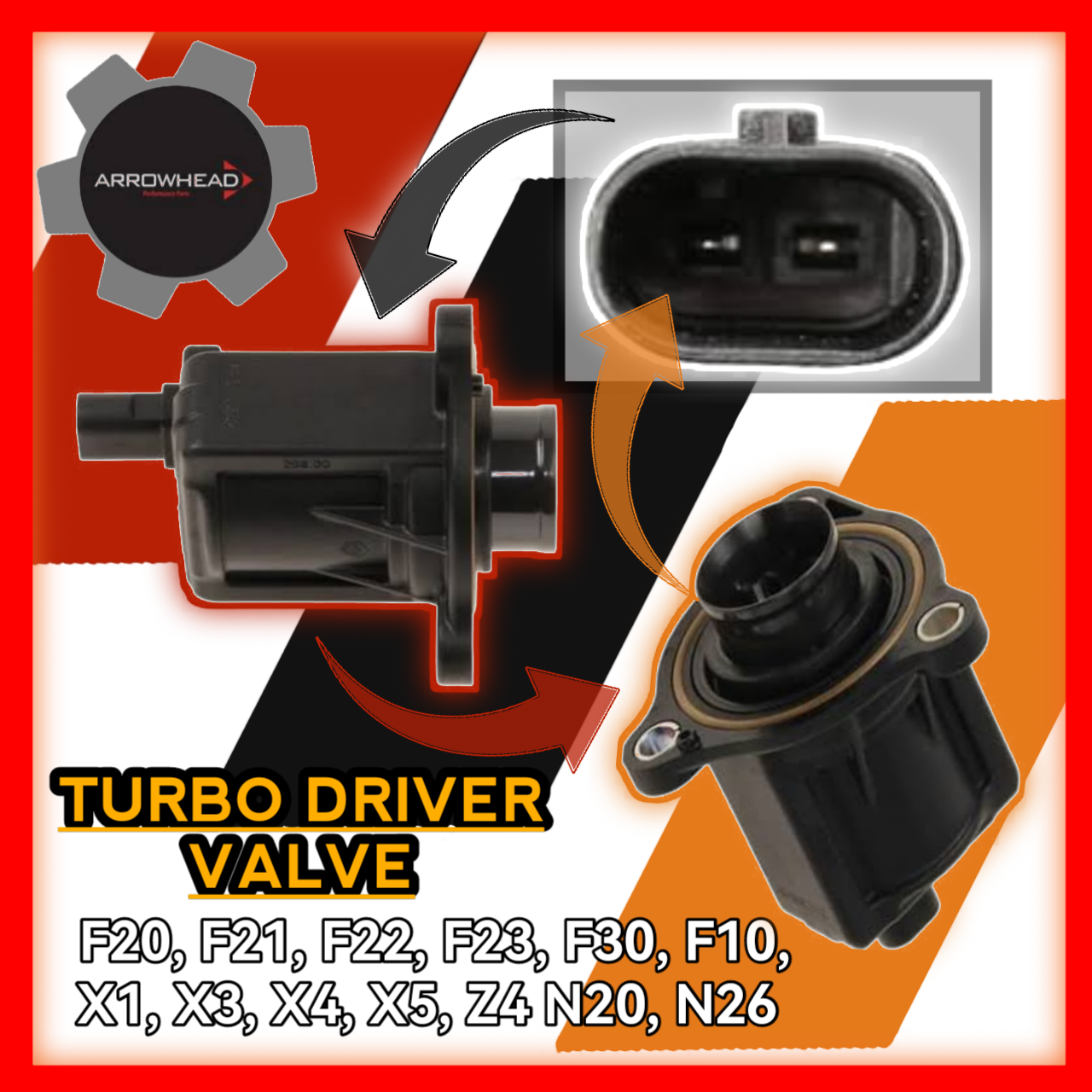 Turbo Driver Valve F20 F21 F22 F23 F30 F10 X1 X3 X4 X5 Z4 N20 N26