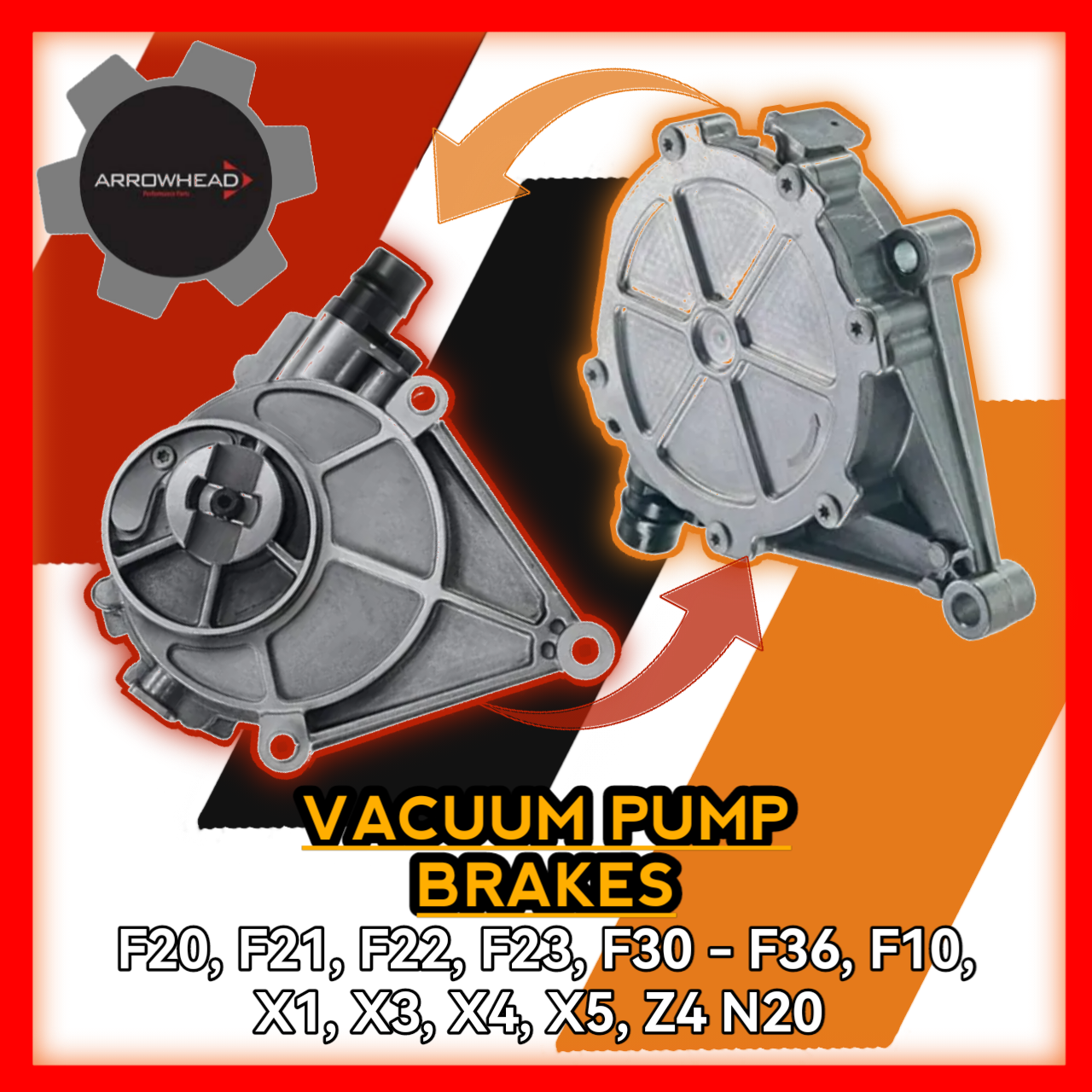 Vacuum Pump Brakes F20 F21 F22 F23 F30 F31 F32 F33 F34 F36 F49 F10 X1 X3 X4 X5 Z4 N20 B38 410064